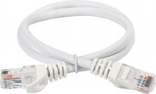 Кабель/переходник ITK Коммутационный шнур (патч-корд) кат.6 UTP PVC 2м белый, цена за 1 шт