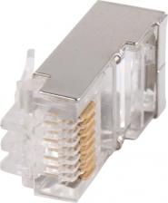 Кабель/переходник ITK Коннектор Generica FTP кат.5e RJ45 прозрачный 20 шт./кор