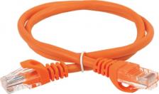 Кабель/переходник ITK Патч-корд UTP кат.5e, 1м, RJ45-RJ45, оранжевый, (PC07-C5EU-1M)