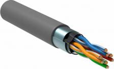 Кабель/переходник ITK Витая пара F/UTP кат.5E 4х2х24AWG solid LSZH нг(А)-HF серый, цена за 1 упак