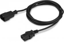 Кабель/переходник KingPrice Кабель сетевой KP-PC-C13-C14-1.5m, IEC C13 - IEC C14, 1.5м, черный