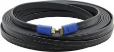 Кабель/переходник Kramer Кабель HDMI 1.8м C-HM/HM/FLAT/ETH-6 плоский черный