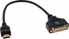 Кабель/переходник Kramer Переходник DVI розетка на HDMI вилка