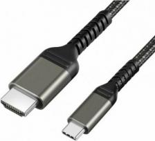 Кабель/переходник KS-is Аксессуар 4K USB Type C - HDMI 2m KS-791