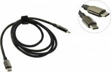 Кабель/переходник KS-is Аксессуар USB Type-C - USB Type-C 2m Black KS-580B-2