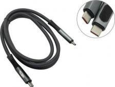 Кабель/переходник KS-is Кабель USB4 Type-C(m)-USB4 Type-C(m), экранированный, быстрая зарядка, 5A 1 м, черный