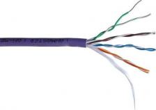 Кабель/переходник LanMaster Кабель медный Кабель информационный LAN-5EUTP-PT-LSZH-VI кат.5E UTP 4 пары 24AWG LSZH внутренний 305м фиолетовый