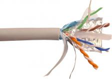 Кабель/переходник LanMaster Кабель медный Кабель информационный LAN-6AFTP-HFLT-GY кат.6A FTP 4 пары 23AWG LSZH внутренний 305м серый