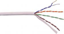 Кабель/переходник LanMaster Кабель витая пара U/UTP 5 кат. 4 пары LAN-5EUTP-HFLT-GY нг(А)-HFLTx, серый, 305м в кат