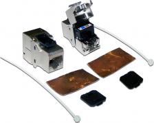 Кабель/переходник LanMaster Модуль Keystone, RJ45, кат.6A, STP, 180 градусов [LAN-OK45S6A/180]