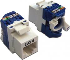 Кабель/переходник LanMaster Вставка LAN-TK45U6/180-WH