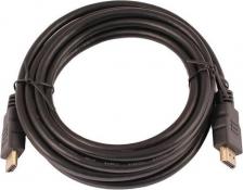 Кабель/переходник Lazso Кабель аудио-видео WH-111, HDMI (m) - HDMI (m), ver 2.0, 3м, GOLD, черный [wh-111(3m)]