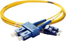 Кабель/переходник Legrand Шнур оптоволоконный OS1/2, одномодовый, SC/LC, 3 м, желтый 032605