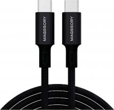 Кабель/переходник Magssory Кабель Link C Magnetic 2.4 м USB-C чёрный (CBL021b)