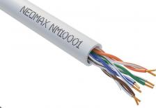 Кабель/переходник NeoMax Кабель витая пара U/UTP cat.5e 4 пары 0.486 мм Медь PVC jacket