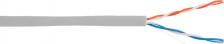 Кабель/переходник Netlan Витая пара UTP кат.5, 2 пары, CCA, 0.5 мм, 305м., внутренний, одножильный, серый