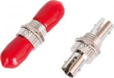 Кабель/переходник NikoMax Адаптер NMF-OA1UN-ST-ST-2 волоконно-оптический, соединительный, универсальный SM/MM, ST-ST, одинарный, латунный, металлик, уп-ка 2шт