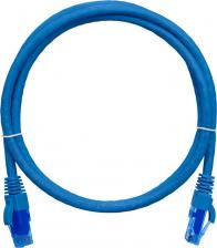 Кабель/переходник NikoMax Патч-корд UTP кат.6, 5м, RJ45-RJ45, синий, CU, LSZH