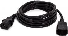 Кабель/переходник NTSS Шнур питания NTSS-PC13145 C13-С14 проводник.:3x1мм2 3м 220/250В 10А черный