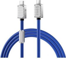 Кабель/переходник Orico Кабель 240B1-40-10-BL-BP, USB 4.0, Type C, 40 Гбит/с, PD, 240 Вт, 1 м, синий