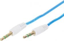 Кабель/переходник Oxion Кабель акустический AUX005 цвет синий