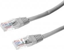 Кабель/переходник Oxion Удлинитель компьютерный UTP4 cat5e 10 м, цвет серый