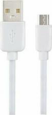 Кабель/переходник Perfeo Кабель SILICON USB A вилка - Micro USB вилка, белый, силикон, 1 м
