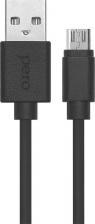Кабель/переходник Pero Дата-кабель DC-03 micro-USB, 2А, 0.2м, черный