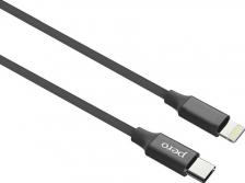 Кабель/переходник Pero Дата-кабель DC-05 Type-C to Lightning 3А 2м Black