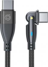 Кабель/переходник Pero Кабель DC-13, USB Type-C (m) - USB Type-C (m), 2м, в оплетке, черный [prdc-13cc2m]