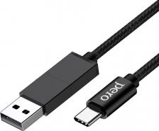 Кабель/переходник Pero Кабель USB A - USB Type-C - USB Type-C 1 м (4603768350972)