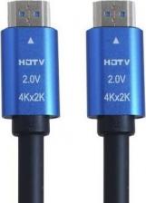 Кабель/переходник Premier Кабель аудио-видео 11238, HDMI (m) - HDMI (m), ver 2.0, 15м, GOLD, черный