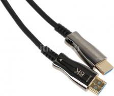 Кабель/переходник Premier Кабель соединительный аудио-видео 5-806 20.0, HDMI (m) - HDMI (m), ver 2.1, 20м, GOLD, черный