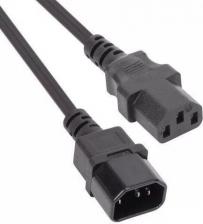 Кабель/переходник Premier Кабель-удлинитель питания 5-284 5.0, IEC C13 - Евровилка, круглое, 5м, Bulk, черный