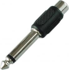 Кабель/переходник Pro Legend Переходник RCA - Jack 6.3 PL2272 серебристый, черный