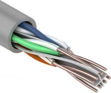 Кабель/переходник ProConnect Кабель витая пара омедненный U/UTP, CAT 6, PVC, 4PR, 23AWG, INDOOR, SOLID, серый, 305м, цена за 1 бухта