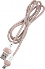 Кабель/переходник RedLine Кабель Candy, Lightning (m), USB A(m), 1м, розовый [ут000021991]