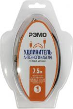 Кабель/переходник РЭМО Кабель телевизионный TV - TV 7,5м Black