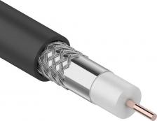 Кабель/переходник Rexant Кабель коаксиальный RG-6U, 75Ом, CCS/Al/Al, 64%, 305м, OUTDOOR, черный, цена за 1 бухта
