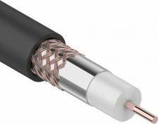 Кабель/переходник Rexant Кабель коаксиальный RG-6U, 75Ом, Cu/Al/Cu, 64%, 305м, OUTDOOR, черный, цена за 1 бухта