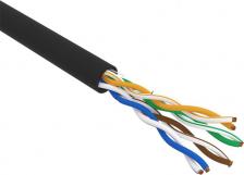 Кабель/переходник Rexant Кабель витая пара U/UTP, CAT 5e, ZH нг(А)-HF, 4PR, 24AWG, OUTDOOR, SOLID, черный, 305м, цена за 1 бухта