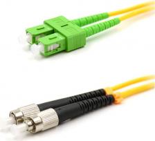 Кабель/переходник Rexant Патч-корд оптический переходной (SM), 9/125, SC/APC-FC/UPC, PVC, 5м, 1шт