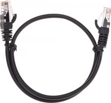 Кабель/переходник Rexant Патч-корд U/UTP, CAT 5e, RJ45-RJ45, 26AWG, LSZH, черный, 0,5м, цена за 1 шт