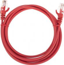 Кабель/переходник Rexant Патч-корд U/UTP, CAT 5e, RJ45-RJ45, 26AWG, LSZH, красный, 2м, цена за 1 шт