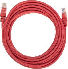 Кабель/переходник Rexant Патч-корд U/UTP, CAT 5e, RJ45-RJ45, 26AWG, LSZH, красный, 5м, цена за 1 шт