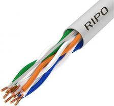 Кабель/переходник Ripo Интернет-кабель (витая пара) UTP 24 AWG CAT5e 4х2х0,49 мм серый (50 м)