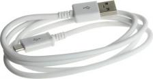 Кабель/переходник SmartBuy Дата-кабель USB - micro USB, цветные, 1 м, белый 4690626030244