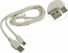 Кабель/переходник SmartBuy Кабель iK-3112, USB2.0 (A) - Type C, 2A output, 1 м, белый, белый