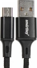 Кабель/переходник SmartBuy Кабель S14, Type-C - Usb, 3 А, 1 м, быстрая зарядка+передача данных, черный 960126