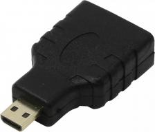 Кабель/переходник SmartBuy Переходник (адаптер) Micro HDMI(19M)-HDMI(19F), черный (A116)